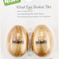 Nino Percussion Nino562-2 Natural Wood Egg Shaker Pair, Small