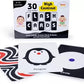 Nanna Munna High Contrast Flash Cards For Newborn Baby - Black & White Visual Stimulation Sensory Cards | Infant Development & B