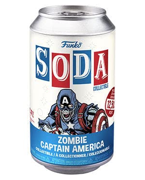 Vinyl Soda What If - Zombie Captain America W/Glow Chase