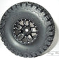 SSD RC 1.9    Double Time Wheels (Black) (2)
