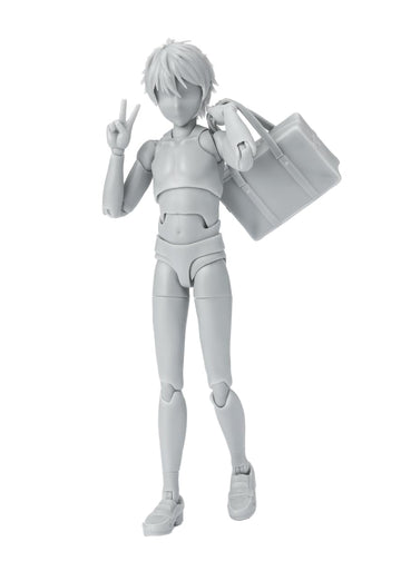 Tamashii Nations - Tamashii - Body-Kun -School Life- Edition Dx Set (Gray Color Ver.), Bandai Spirits S.H.Figuarts Action Figure