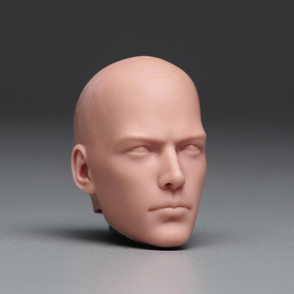 SOUFORCE 1/6 Scale Male Head Sculpt Monk Bald Man Head for 12inch Phicen,TBLeague Action Figure