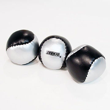 Zeekio Beginner Juggling Ball - [Pack Of 3], Millet Fields, Synthetic Leather, Circus Balls, With Panel Designs, 100G, 56 Mm