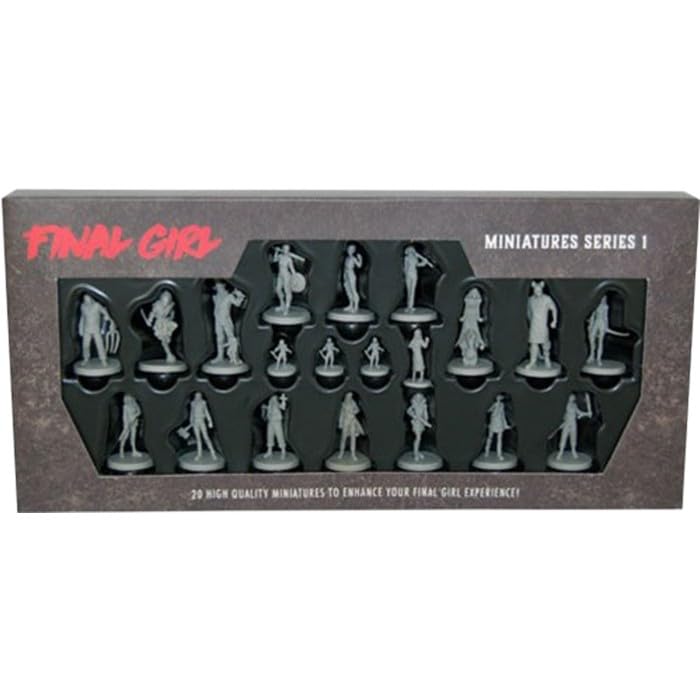Van Ryder Games Final Girl Miniatures Box - Accessory for Horror Board Game - Small Multicolor Plastic - Model VRG-FGMBS1