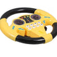 7Seas Toy Steering Wheel, Simulated Driving Controller Electric Early Learning Educational Sounding Toy Pretend Driving Seat Toy
