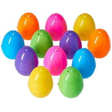 Prextex Stuffed Easter Eggs Toy With Mini Pull-Back Toy Car Inside | Plastic Easter Gifts/Presents For Girls, Boys, Kids, Toddlers | Easter Toys Basket Stuffers/Fillers