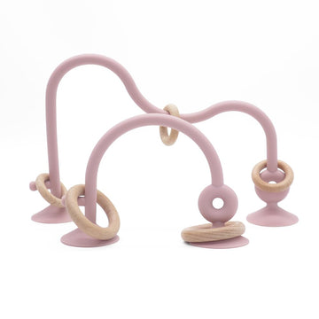 Zeeloopbee High Chair Toys With Suction Cups For Infant Toddlers,Food Grade Silicone Teething Toy For Kids 6 9 12 18 M+,Interact