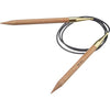 KnitPro KP35346 100 cm x 9 mm Basix Fixed Circular Needles, Birch