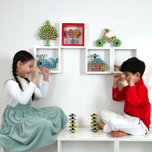 TOSY Magnet Fidget Spinner Mini - 8 blocks, 3 in 1 Toy: Transformable Fidget Spinner, Infinity Cube, 2x2 Puzzle Cube, Stress Rel