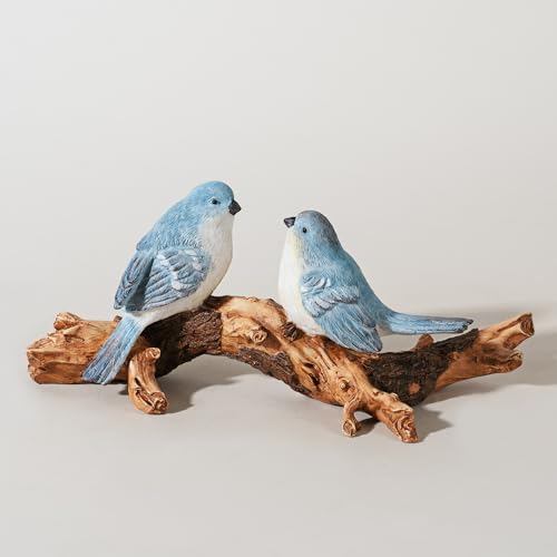 Melrose 82407 Birds On Branch, 9-Inch Length, Resin