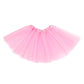 2-8Years Girls Tutu Classic Elastic 3 Layered Tulle Skirt Tutu for Toddler Girl (Pink)