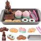 Elitoky Cookie Play Food Set, Play Food for Kids Kitchen - Toy Food Accessories - Toy Foods with Play Baking Cookies and Cupcake