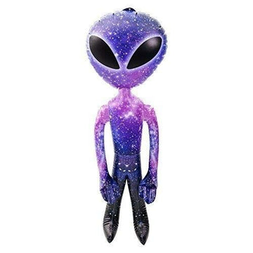 36 Galaxy Space Alien INFLATE Inflatable 3 FEET Blow UP Prop UFO Child Play Toy