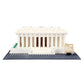 Apostrophe Games Lincoln Memorial Building Block Set (979 Pieces) Washington D.C. Lincoln Memorial Famous Landmark Series - Arch