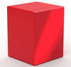 Ultimate Guard Boulder Solid 100+, Deck Case For 100 Double-Sleeved Tcg Cards, Red, Secure & Durable Storage For Trading Card Games, No Transparency