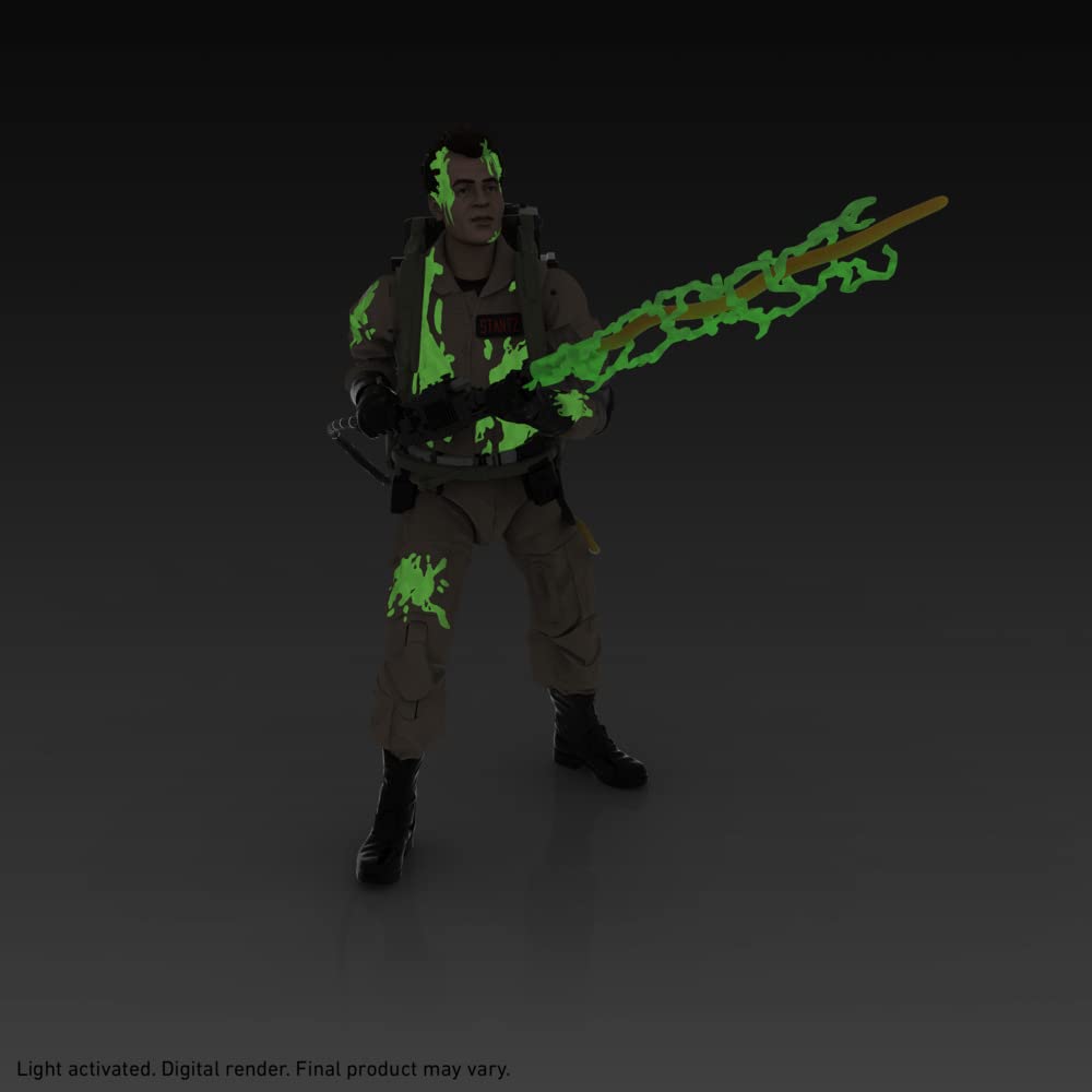 Power Rangers Ghostbusters Plasma Series Glow-In-The-Dark Ray Stantz Toy 6-Inch-Scale Collectible Classic 1984 Ghostbusters Figu