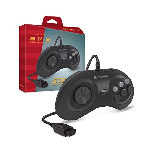 Hyperkin M07377 10 Ft Squire Premium Controller For Genesis & Megaretron Hd - Black