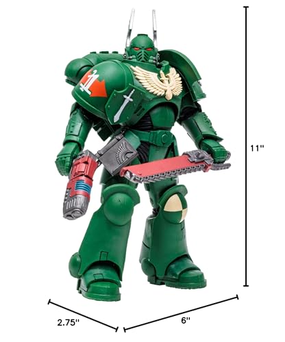 McFarlane - Warhammer 40,000 7 Figures Wave 5 - Dark Angels Assault Intercessor Sergeant (Pack of 5)
