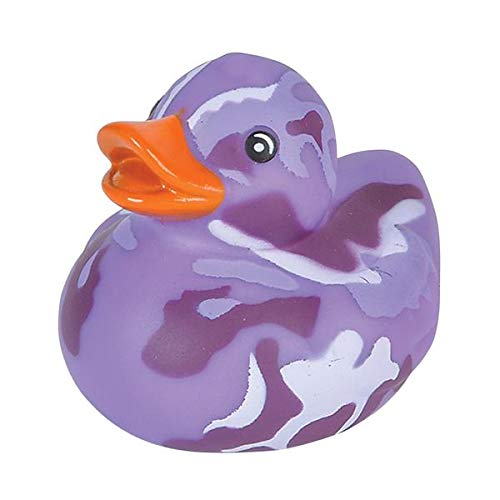 Camouflage Rubber Duck Toy Duckies For Kids, Bath Birthday Gifts Baby Showers Summer Beach And Pool Activity, 2''