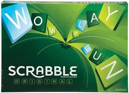 Zuique Scrabble Board Game, Word, Letters Game for All Ages for 24 Players (Multicolour),Pack of 1 (Z13)