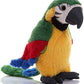 Clobeau Talking Parrot Toy Macaw Parrot Plush Stuffed Toys Animal Plush Toy Repeat What You Say Stuffed Parrot Pet Toy Plush Bud