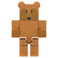 Bee Swarm Simulator Brown Bear Action Figure Pack - 5" Plastic Figure with Mystery Bee & Honeycomb Case, Model AF9206