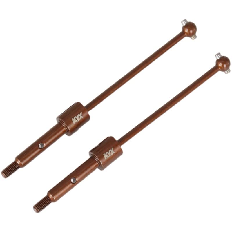 KYX Racing Hardened Steel Rear CVD Drive Shafts Driveshafts Rear Axle Dogbone Upgrades Parts Accessories for 1/18 RC Crawler Car