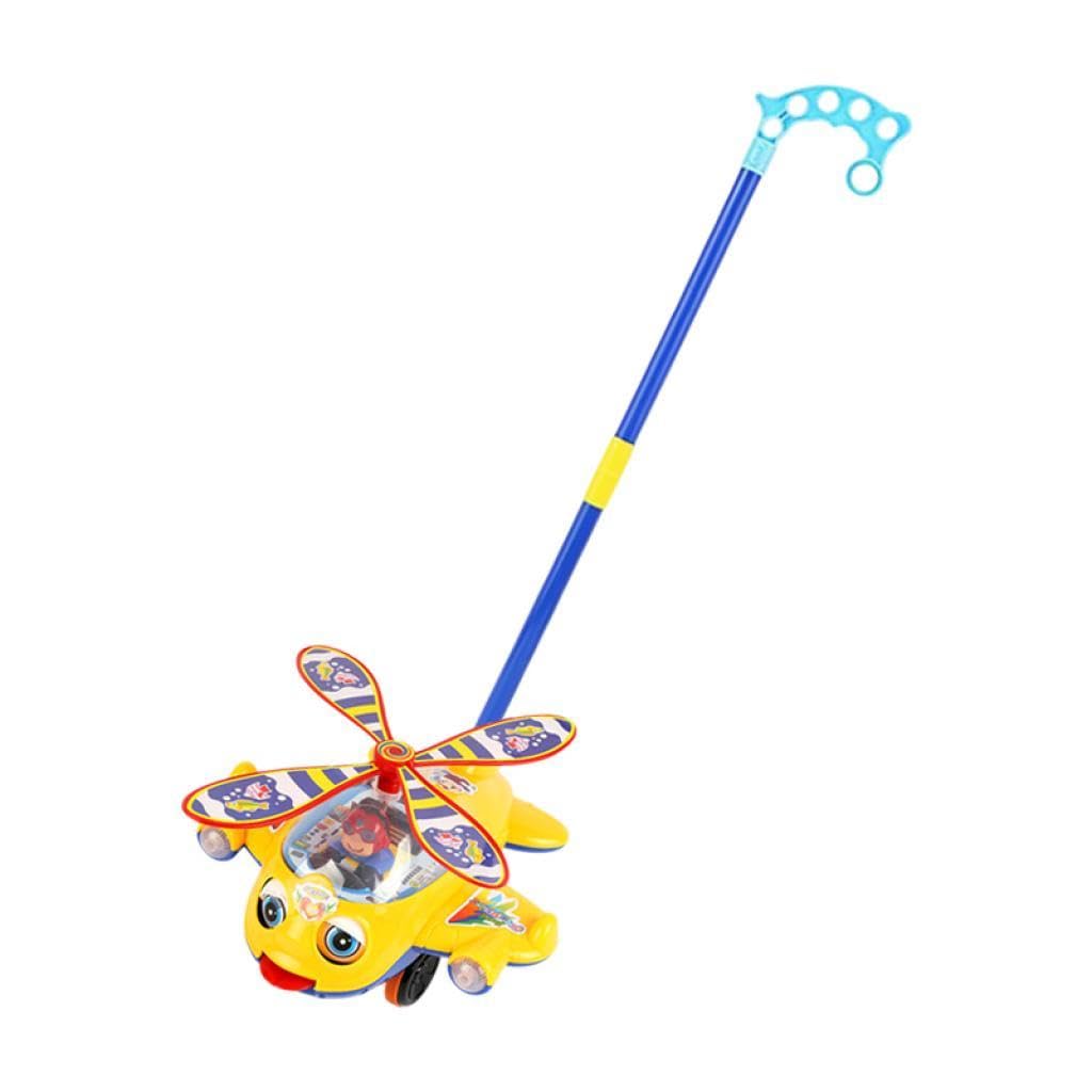 Loom Tree Push Along Walking Toy Sturdy Preschool Learning For Boys Girls Kids Age 13 Xl Yellow Non Slip | Toys For Baby | Deve
