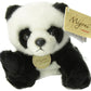 Aurora® Realistic Miyoni® Panda Stuffed Animal - Lifelike Detail - Cherished Companionship - Black 7.5 Inches
