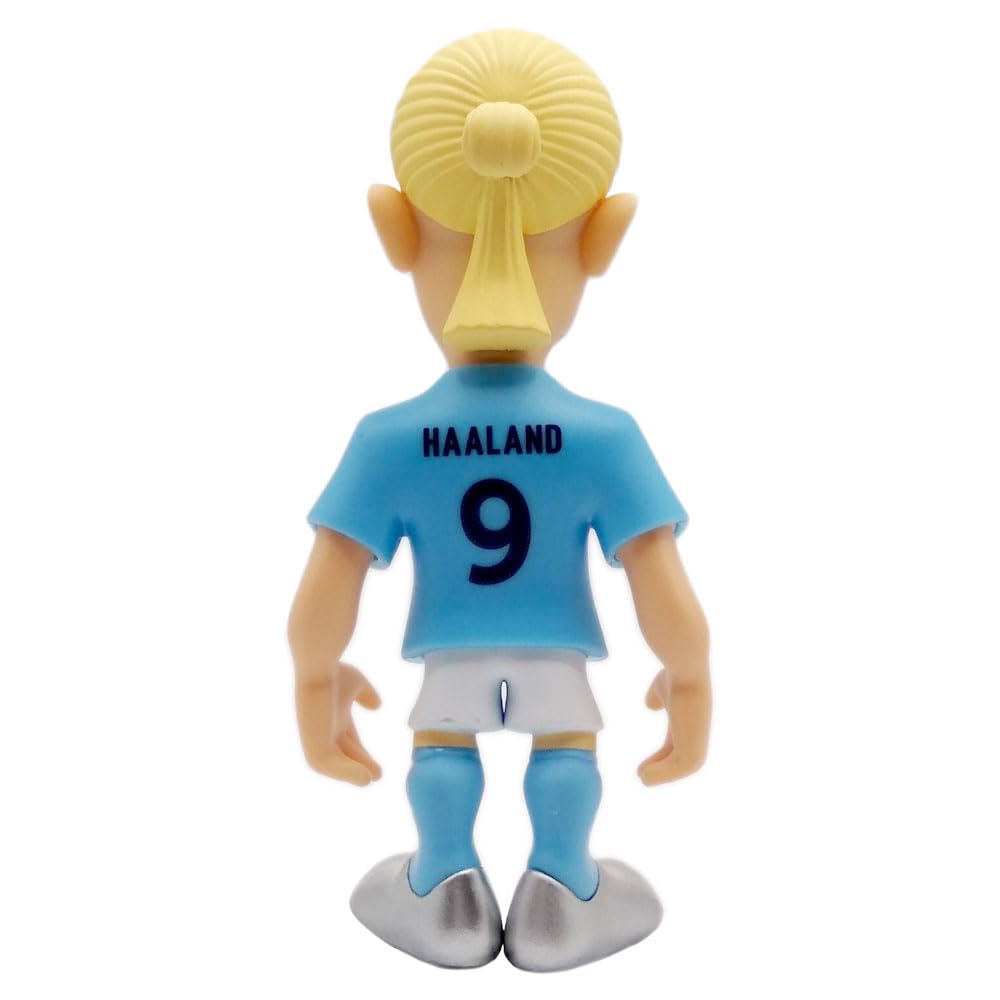 Minix Collectible Figurines – Erling Haaland, Official Manchester City, Sports Collectable 12 Cm Figurine, Unique Soccer Gift For All Ages, Football Stars