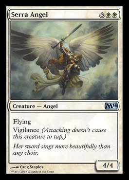 Magic The Gathering - Serra Angel (32/249) - Magic 2014