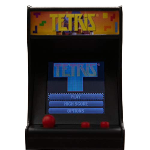 Tiny Arcade Tetris Mini Retro Game (3.5'): Playable Handheld Arcade Machine W/ Real Gameplay & Sound - Classic 1980'S Video Game (Ages 8+)