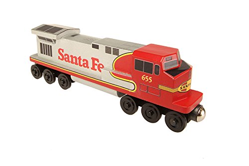 Whittle Shortline Railroad Santa Fe Warbonnet C44 Diesel Engine Toy Train