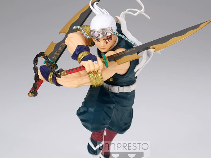 Banpresto Demon Slayer Vibration Stars Figure - Tengen Uzui, Multicolor, Acrylic, Model BP18636