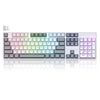 Wireless Mechanical Keyboard, Triple Mode 2.4G/Usb-C/Bluetooth Gaming Keyboard, 104 Keys Programmable, Customize Rgb Backlit, Red Switch, Bicolor Pbt Keycaps, Rechargeable Wired Keyboard For Laptop Pc