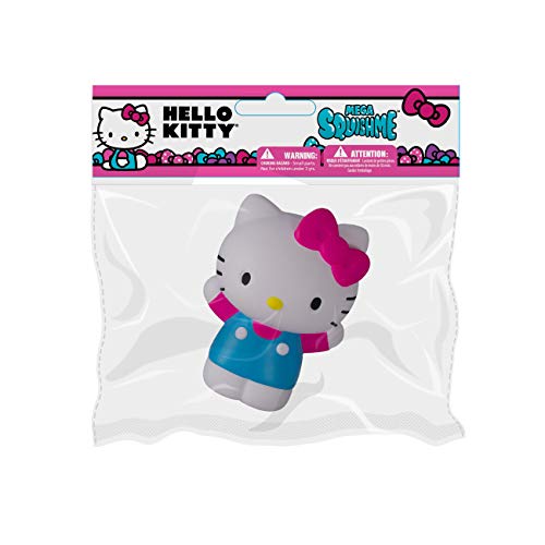 Just Toys LLC Hello Kitty Mega SquishMe Memory Foam Toy - 6 Inch Pink Figure, Model 616576205901