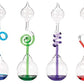 Rhode Island Novelty Glass Hand Boiler - T-91 Model - Multi-colored - Random Style
