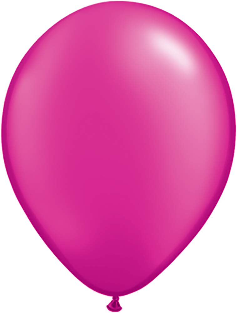 Pioneer Balloon Company 25 Count Latex Balloon, 11', Pearl Magenta