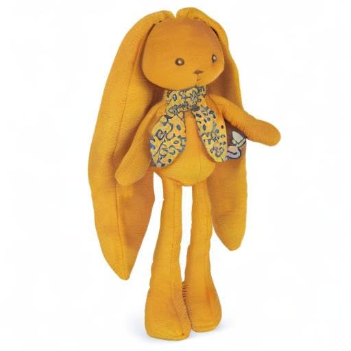 Kaloo Lapinoo Corduroy Rabbit for Babies - Small, Ochre, Machine Washable, Heirloom Quality, Model K969943