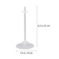 Exceart 24Pcs White Doll Stand Doll Support Rack Action Figure Display Rack For Window Doll Display Decoration Collection