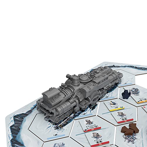 Rebel Studio Frostpunk The Board Game Dreadnought Expansion - Deluxe Upgrade For Enhanced Visual Experience, Collector'S Edition, Ages 16+, 1-4 Players, 120-150 Minute Playtime, Made