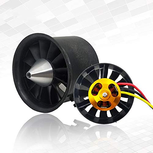 QX-Motor QF2827 2600KV 70mm Brushless Motor 12 EDF Ducted Fan 4S Motor for Jet Airplane