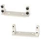 RZXYLRC 1/10 Metal Alloy Front Axle Servo Mount Holder Servo Fixed Bracket for AXI03004 Capra 1.9 RC Car Alloy Upgrade Parts (Si