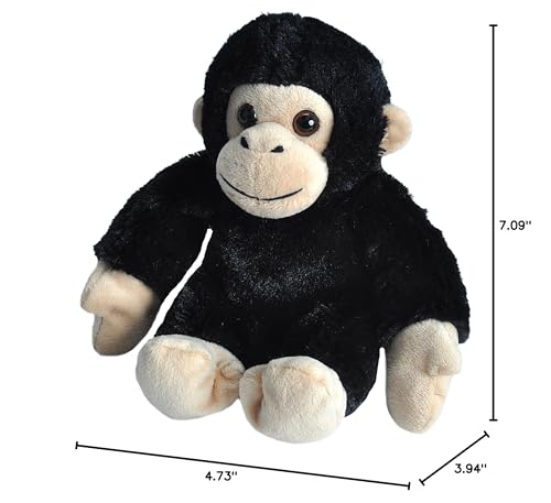 Wild Republic Chimp Plush, Stuffed Animal, Plush Toy, Gifts For Kids, Hug’Ems 7 Inches