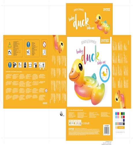 Intex - Inflatable Duck 147 x 147 x 81, Yellow