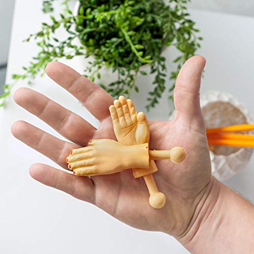 Fourth Castle Micromedia Toynk Tiny Hands Funny Gag Prank Novelty Item | 3 Inches Long