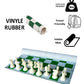 Stonkraft 18.2   X 18.2   Tournament Chess Vinyl Foldable Chess Game With Solid Plastic Pieces (With Two Extra Queens + Vinly Po