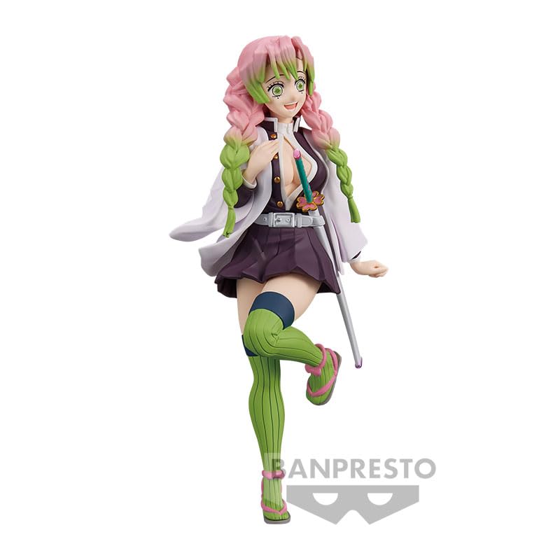 Banpresto Demon Slayer Mitsuri Kanroji Figure, Model BAN19809, PVC, Vol. 34, Collectible Toy