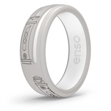 Enso Rings Star Wars Lightsaber Collection - Dualtone Silicone Ring - Ahsoka Tano - 4