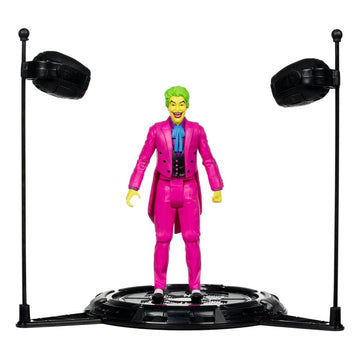 Mcfarlane Toys Dc Retro The Joker Batman: Classic Tv Series Black Light Gold Label 6-Inch Action Figure - Entertainment Earth Ex